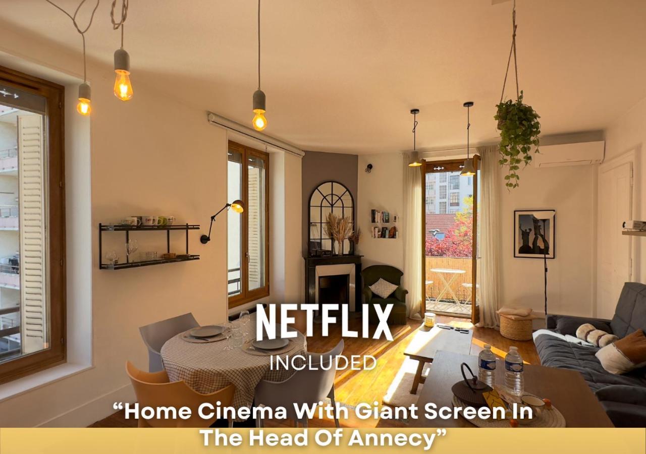 Duplex Loft - Central & Home Cinema Annecy Eksteriør billede